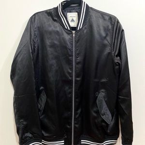 Black Silk bomber jacket